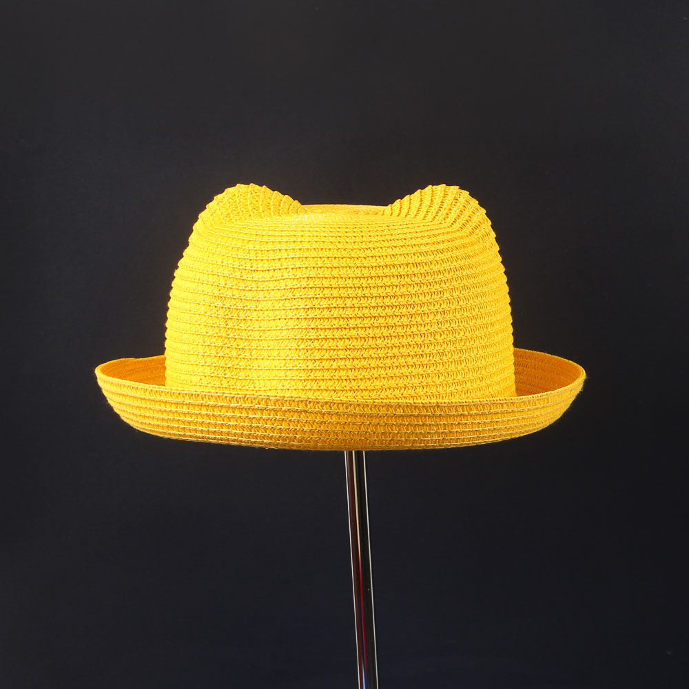 Yellow Cat Ear Style Sun Hat
