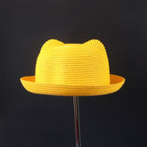 Yellow Cat Ear Style Sun Hat