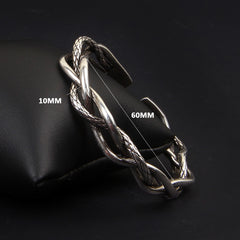 Elegant Retro Three-strand Twist Style Bracelet