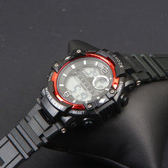 Black Strap Digital Sports C1094 Kids Watch