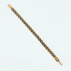 Golden Silver Chain Bracelet