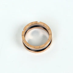 Black & Rose Gold Ring