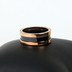 Black & Rose Gold Ring