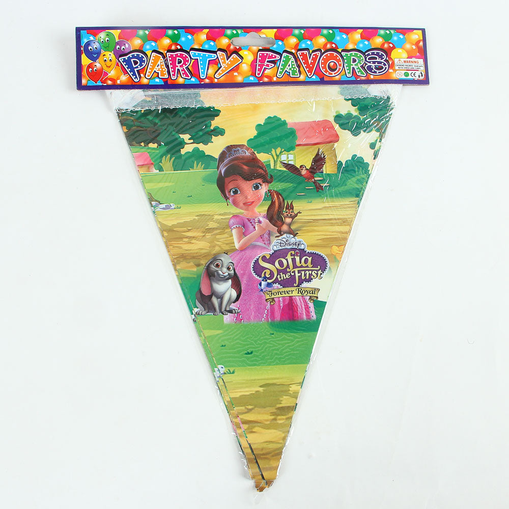 Kids Birthday Character Party Flags  SO