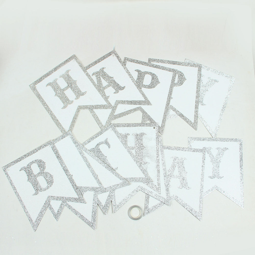 Happy Birthday Party Glitter Cards