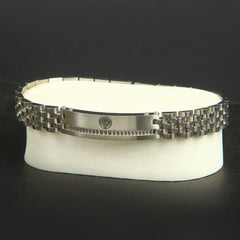 Silver R Chain Bracelet