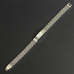 Silver R Chain Bracelet