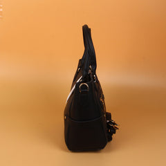 Womens Fancy Handbag with Strap Black