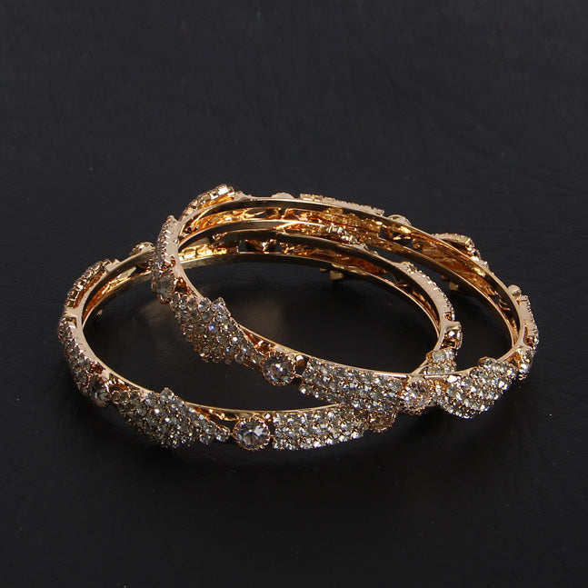 Zircone Bangles 2 Piece Set