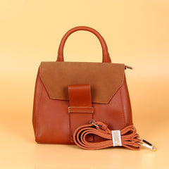 Women Fashion Handbag Dark Orange