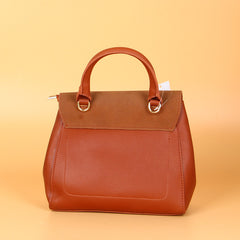 Women Fashion Handbag Dark Orange