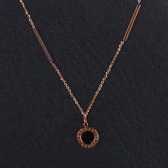 Womens Fancy Black Necklace