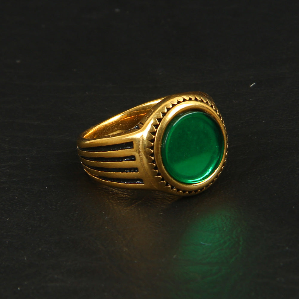Mans Ring Golden