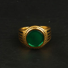 Mans Ring Golden