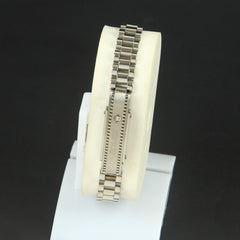 Silver Chain Bracelets Rn