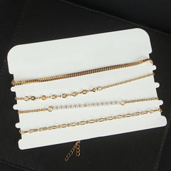 4PCs Set Choker Chain necklace