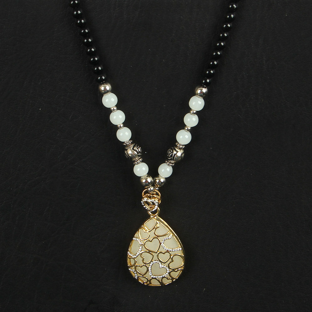 Long Beads Style LN008 Women Necklace