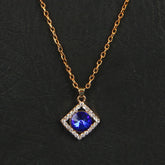 Blue Crystal Necklace