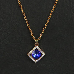 Blue Crystal Necklace