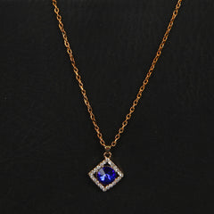 Blue Crystal Necklace