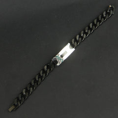 Black Silver Chain Bracelets P