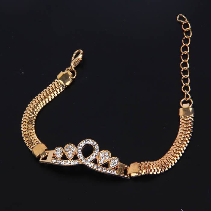Womens Crown Shape Bracelets