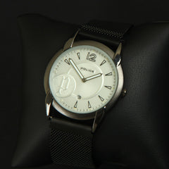 Men's Wrist Watch P2 Grey Black dial with black strap