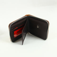 Men Light Brown Wallet Zipper