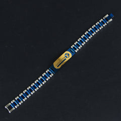 Blue Silver Chain Bracelets LV