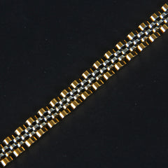 Golden Silver Chain 12mm Bracelets