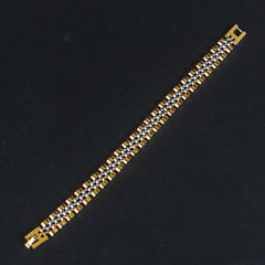 Golden Silver Chain 12mm Bracelets