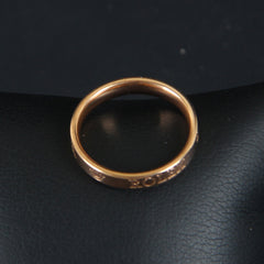 Mens Rosegold R Ring