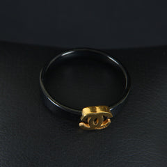 Mens Black C Ring