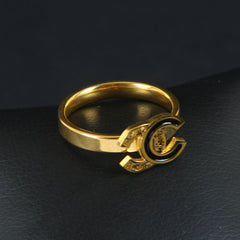 Mens Golden CC Ring