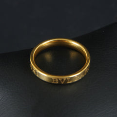 Mens Golden Bg Ring