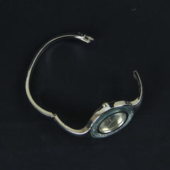 Women's Bracelet Wrist Watch Silver watch with white dial