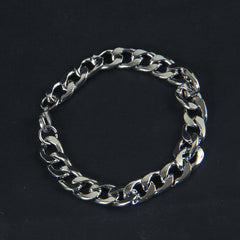 Mens Silver Chain Bracelet 10mm