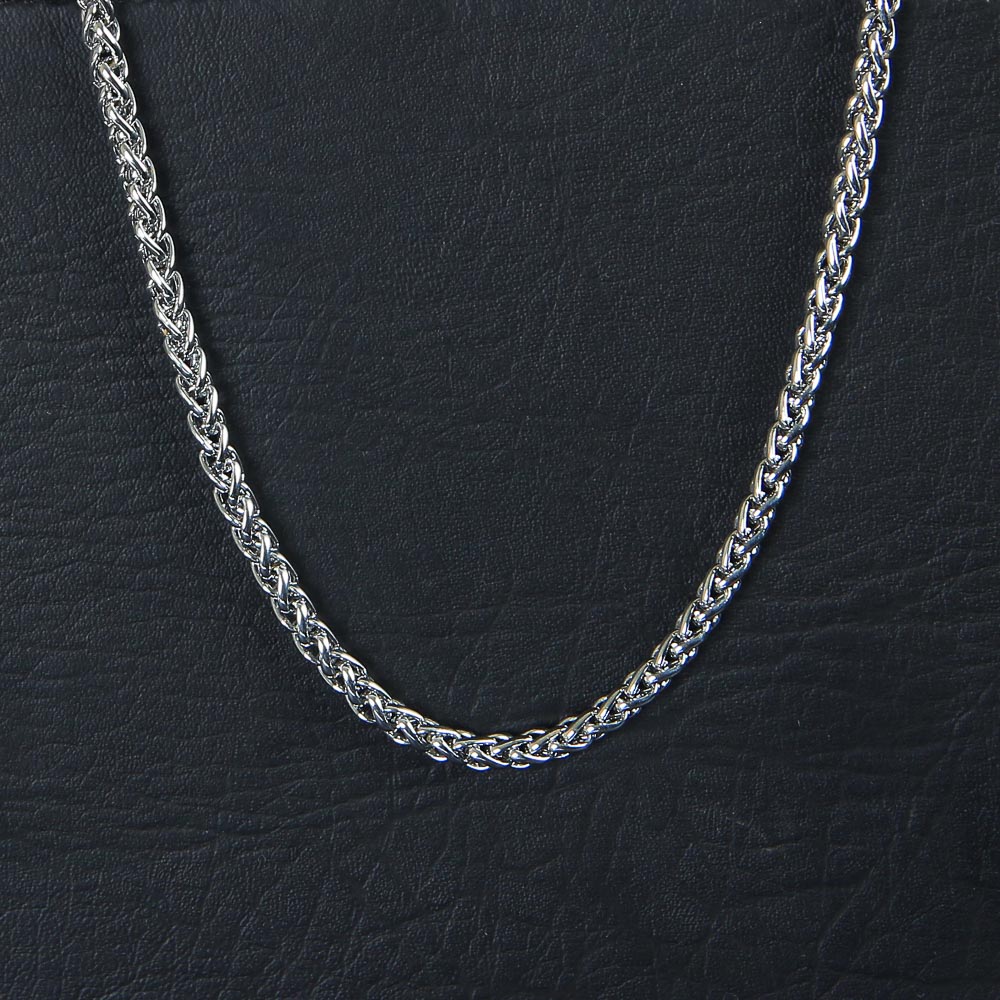 Silver Neck Casual Chain 5mm