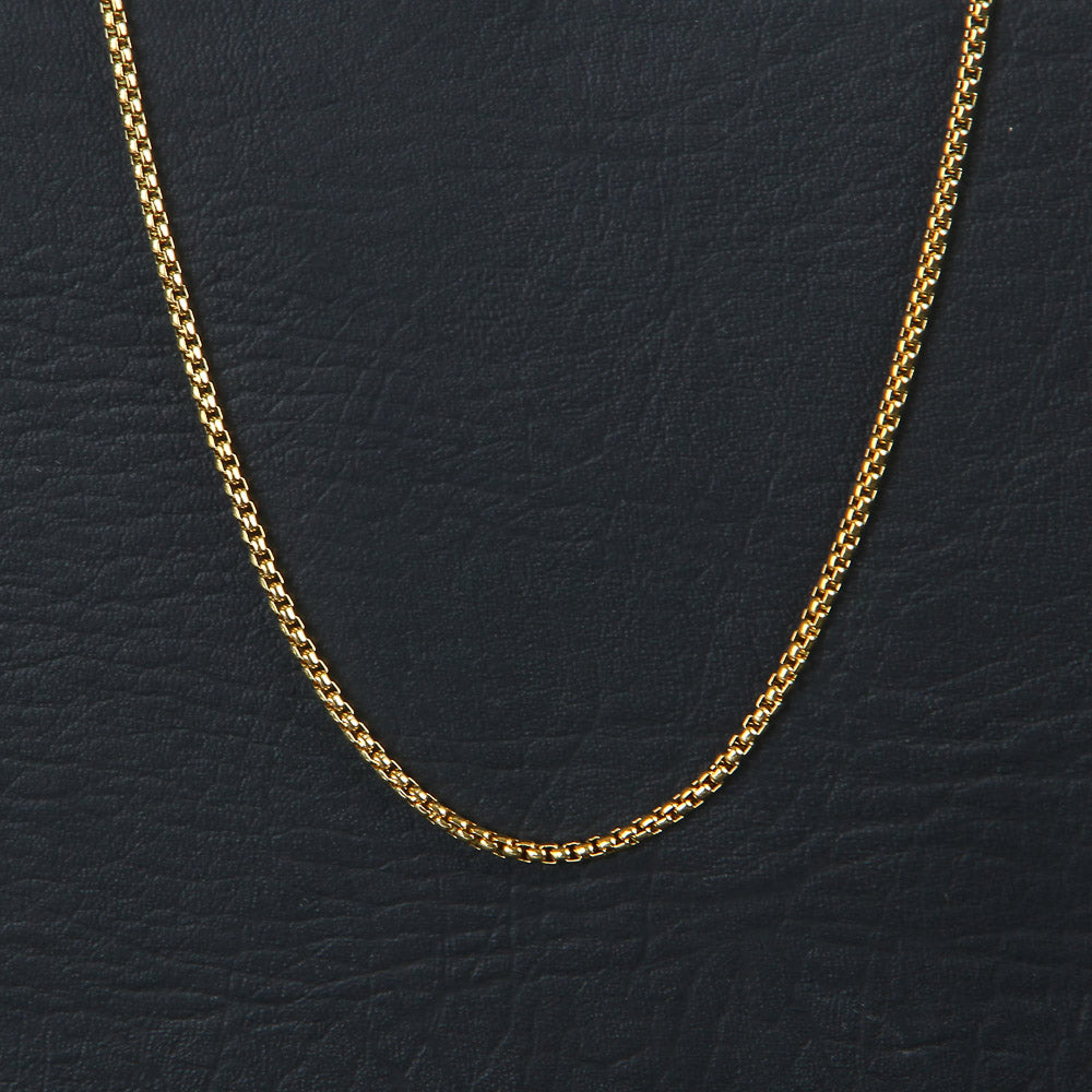 Golden Neck Casual Chain 3mm-1