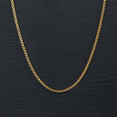 Golden Neck Casual Chain 3mm-1
