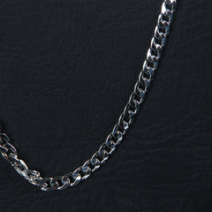 Silver Neck Casual Chain 8mm