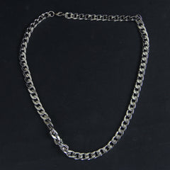 Silver Neck Casual Chain 8mm