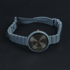 Women's Wrist Watch Grey Dial with Grey Strap