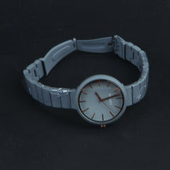 Women's Wrist Watch Grey Dial with Grey Strap 1