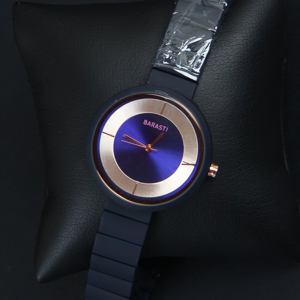 Women's Wrist Watch Blue Dial with Blue Strap 1