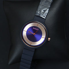 Women's Wrist Watch Blue Dial with Blue Strap 1