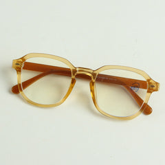 Yellow Translucent Color Optical Frame