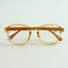 Yellow Translucent Color Optical Frame