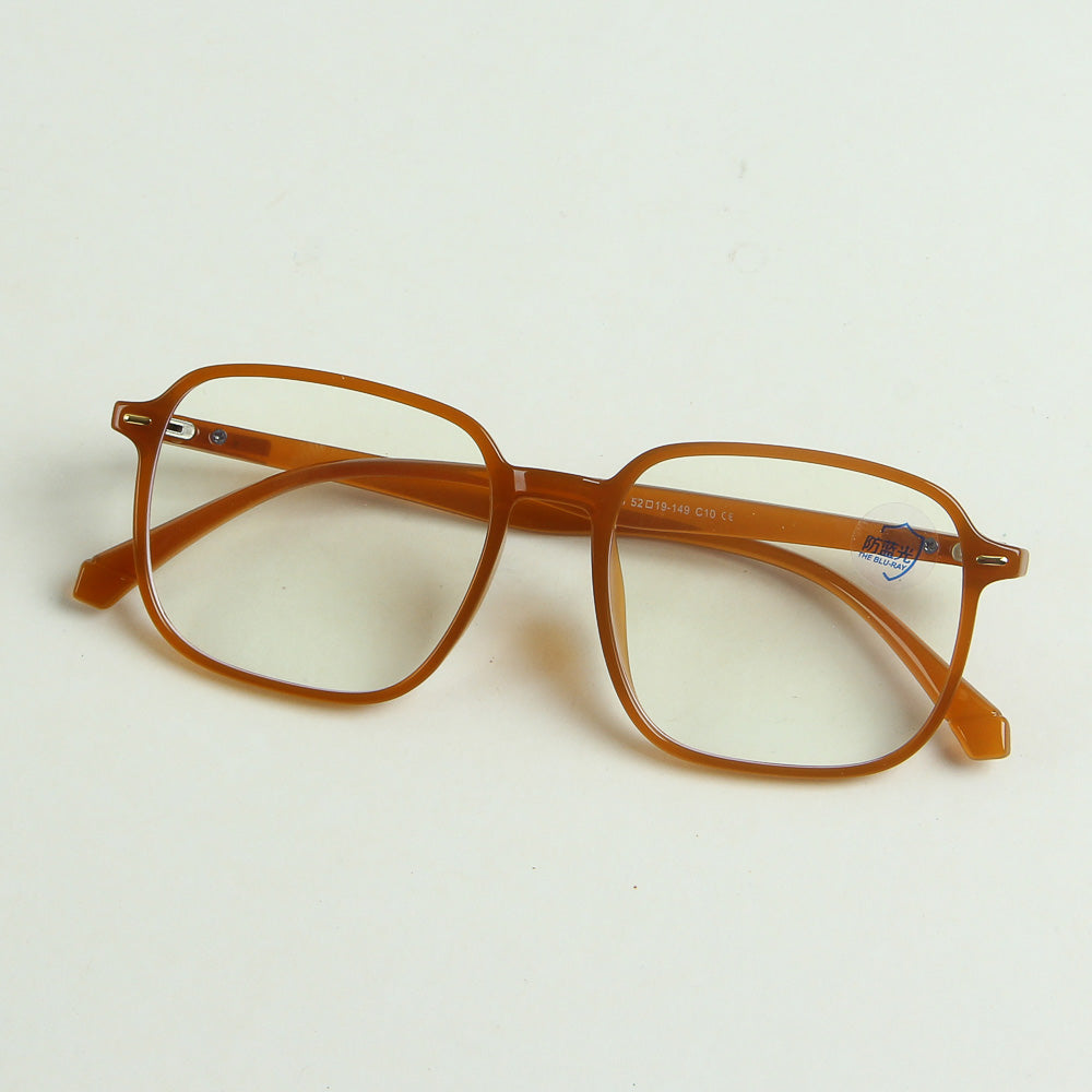Light Orange Translucent Color Optical Frame