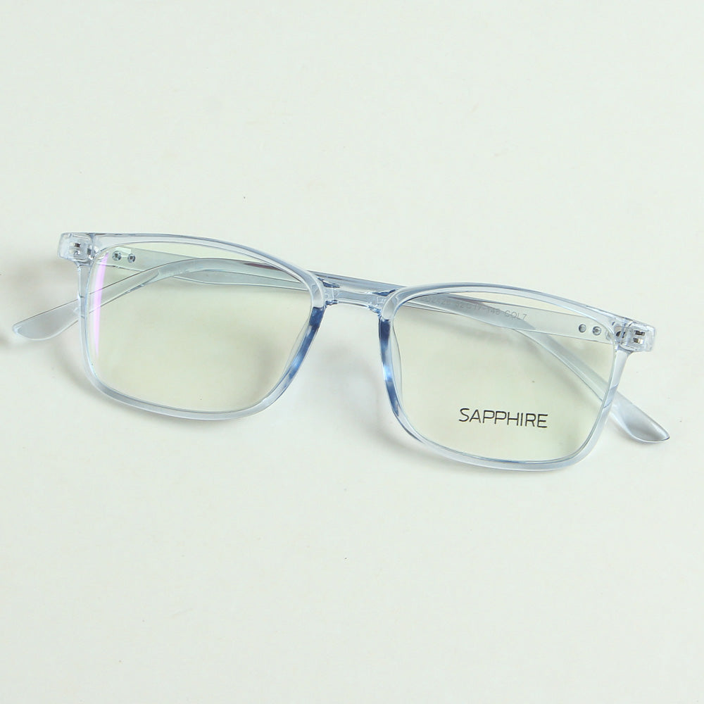 Light Blue Translucent Color Optical Frame